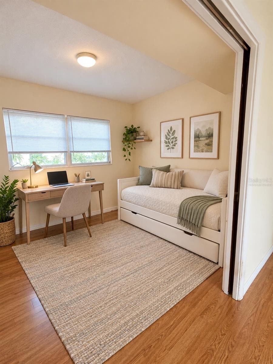Florida room virtually staged - 350 N LEVIS AVE, TARPON SPRINGS