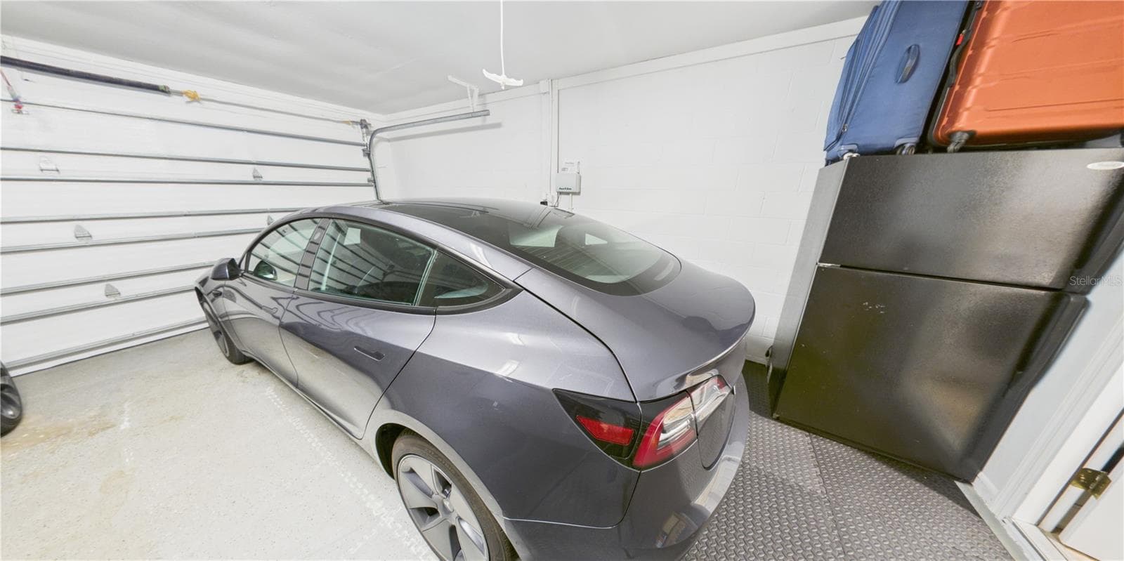 Two car garage. Vented with capped AC connection. - 16004 EAGLE RIVER WAY, TAMPA