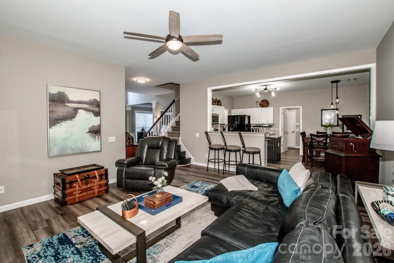 Family room looking towards kitchen view 2 - 111 Comata Road, Mooresville
