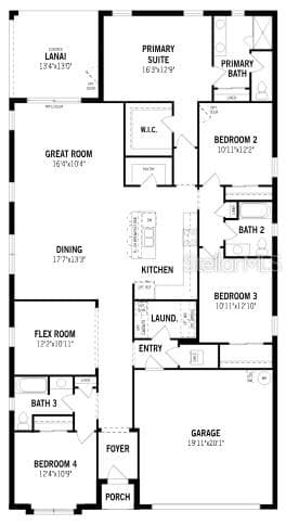 Pinnacle Floorplan - 370 FREE RANGE DR, GROVELAND