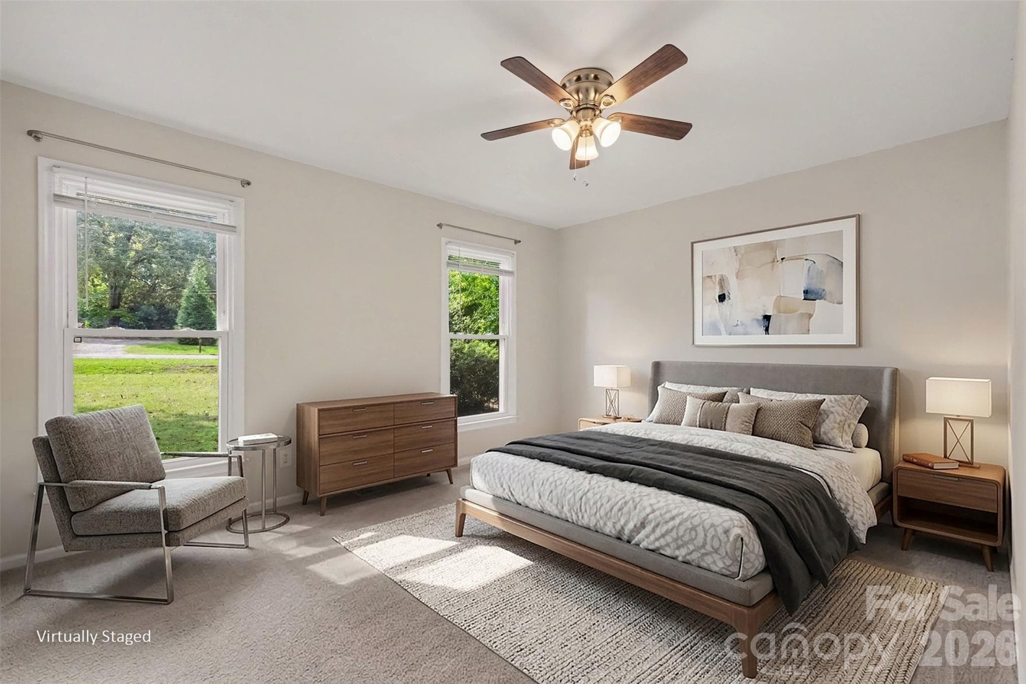 Bedroom #3 overlooks the front yard. - 248 Hillcrest Avenue, Rock Hill
