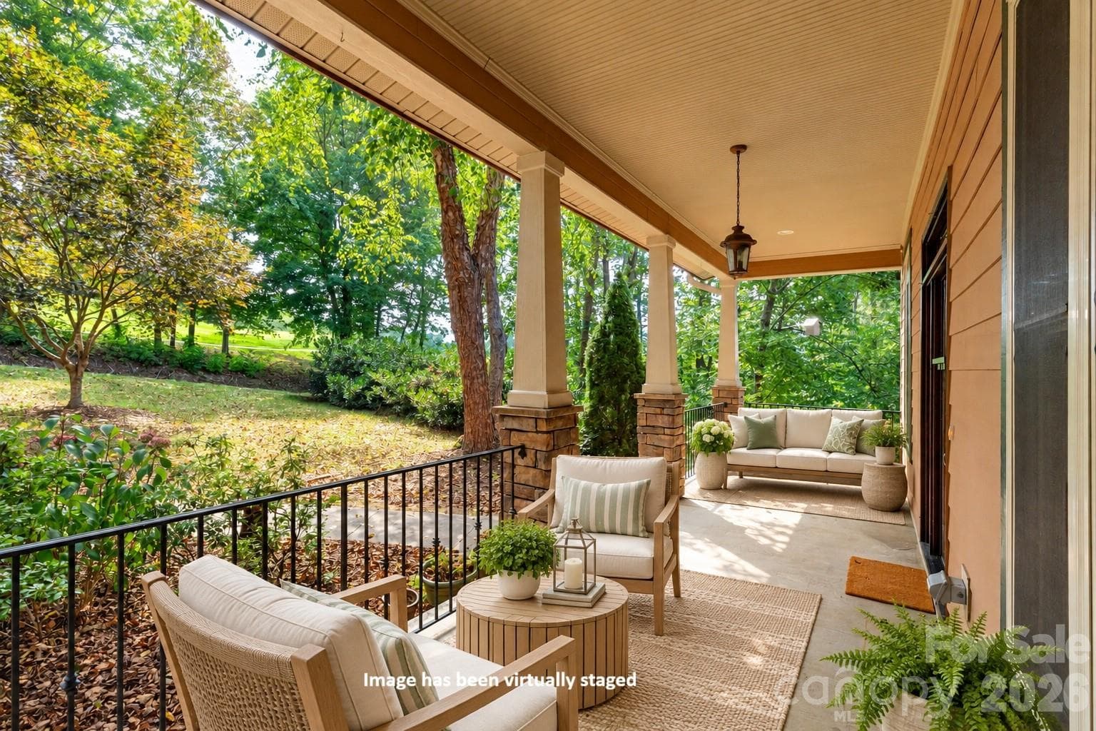 Front Porch - Virtually Staged - 5 Meadowbrook Lane, Weaverville