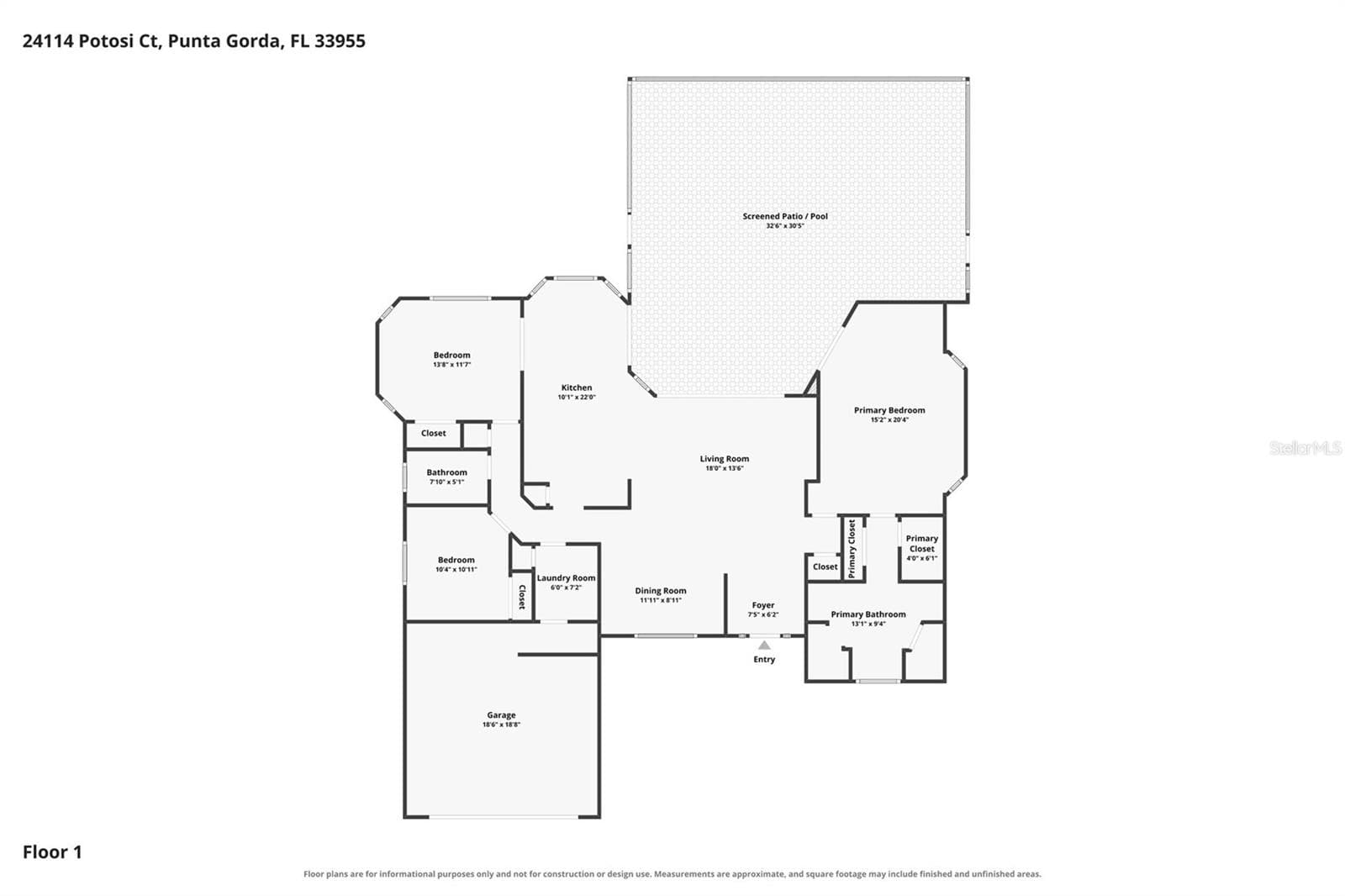 Single Family Residence at 24114 POTOSI CT, PUNTA GORDA, photo 60 of 61