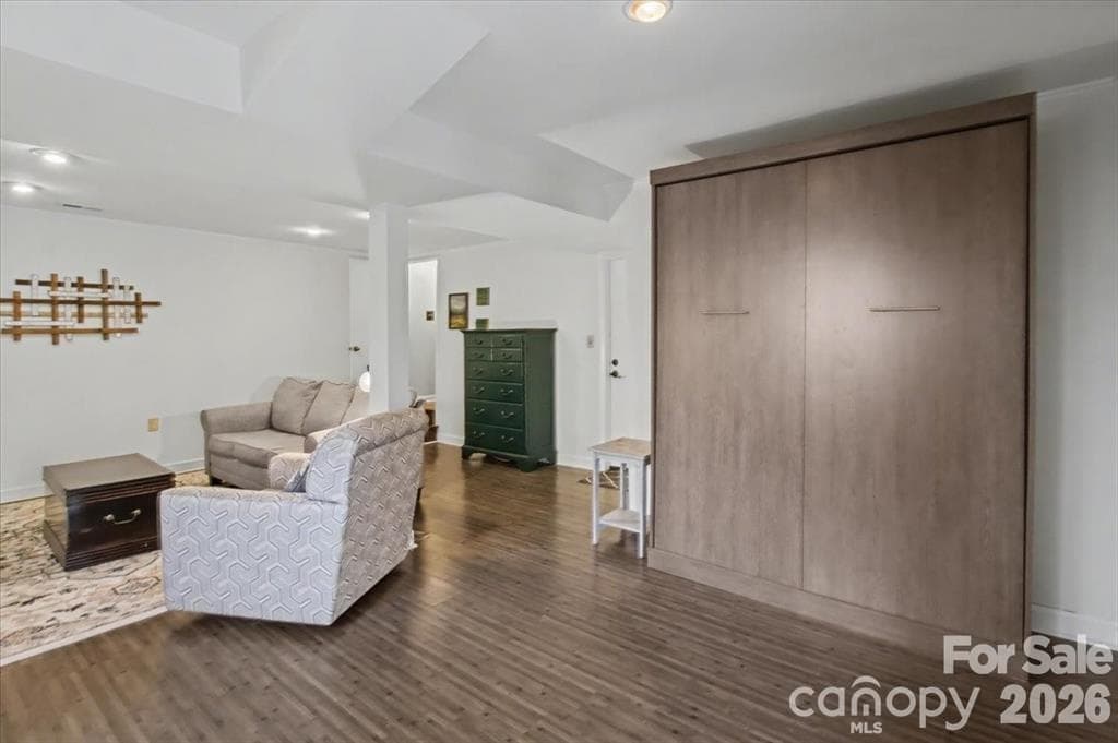 Murphy bed stores nicely - 30 Whippoorwill Drive, Weaverville