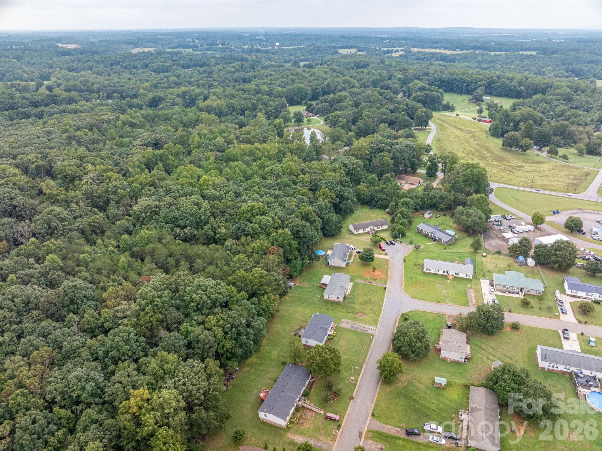 Aerial View West - 2224 Sterling Ridge Drive, Newton