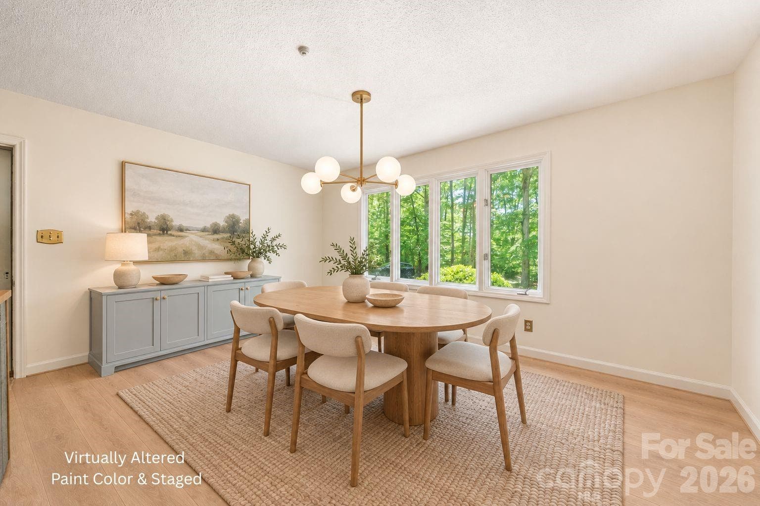Kitchen w/ island and breakfast nook - 3426 Driftwood Drive, Gastonia