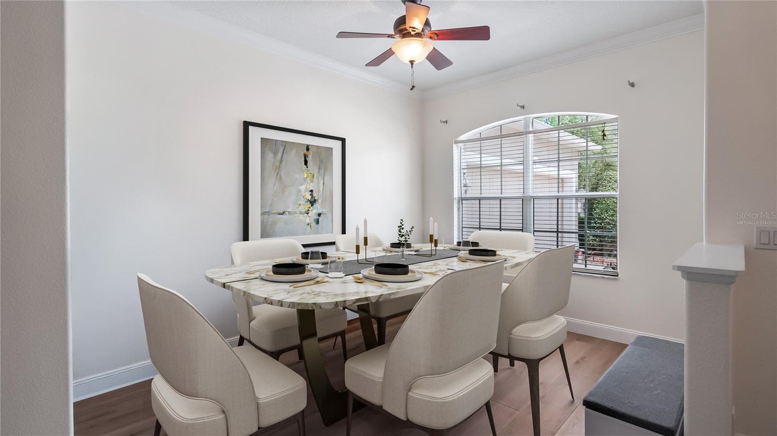 Dining room virtually staged - 1093 HARMONY LN, CLERMONT