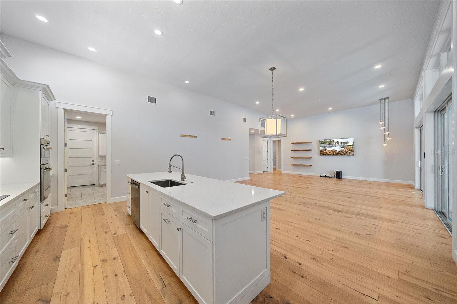Open Floor Dining/Living Room/Kitchen - 2436 ARLINGTON ST, SARASOTA