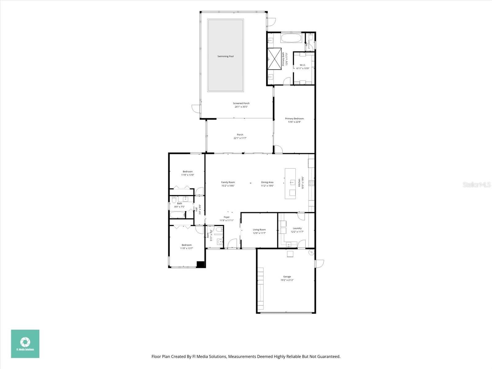 Floorplan - 2436 ARLINGTON ST, SARASOTA