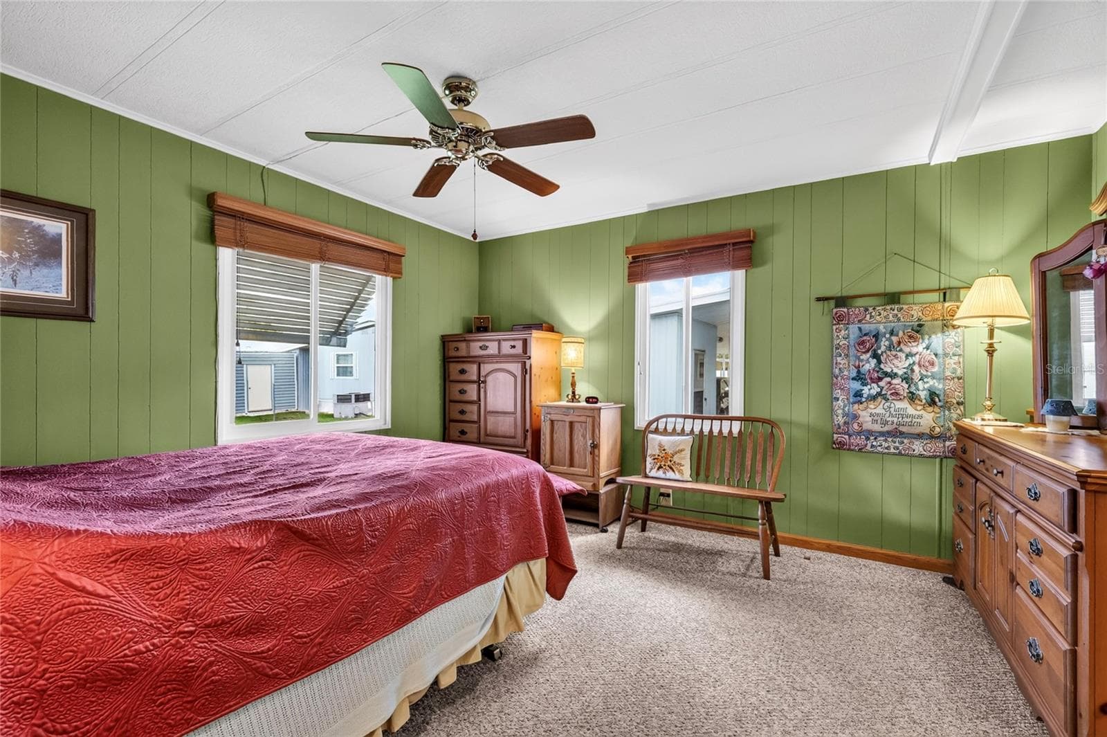 Bedroom all furnished - 210 PALM MEADOWS DR, EUSTIS