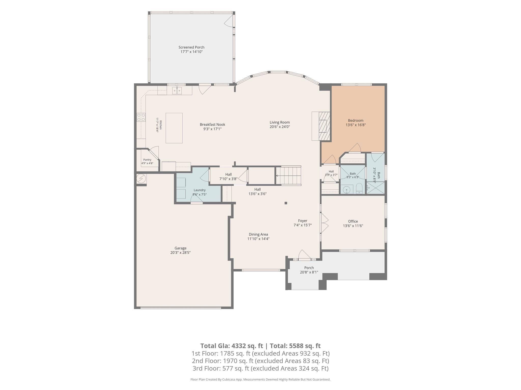 1st floor floorplan - 131 Reserve Lane, Indian Land
