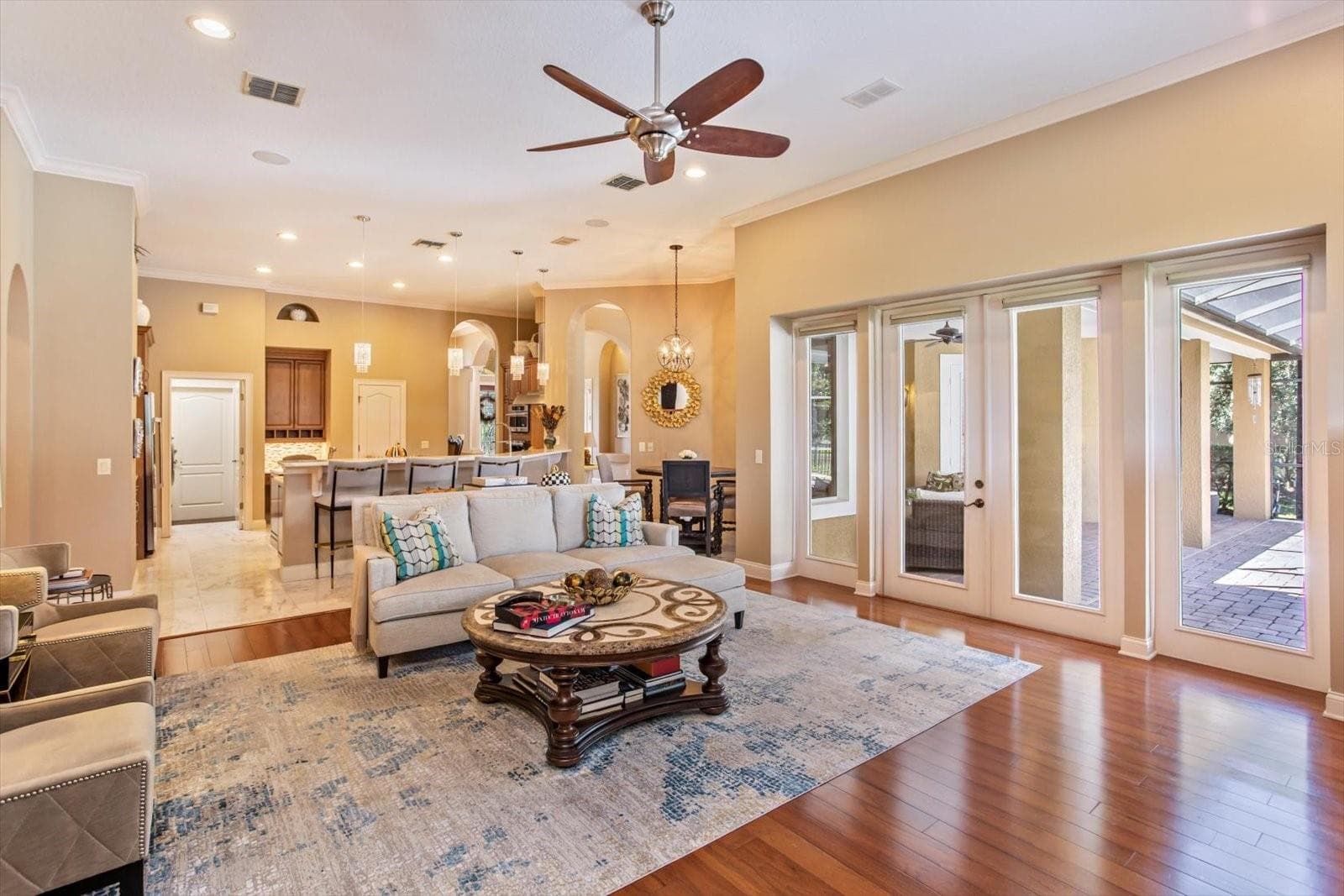 Family Room to kitchen view - 1220 PRESTIGE PT, OVIEDO