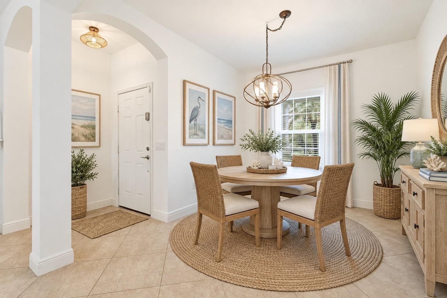 Dining Room-Virtually Staged - 12676 SAGEWOOD DR, VENICE