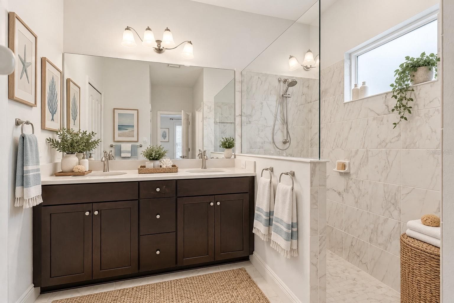 Primary Bathroom-Virtually Bathroom - 12676 SAGEWOOD DR, VENICE