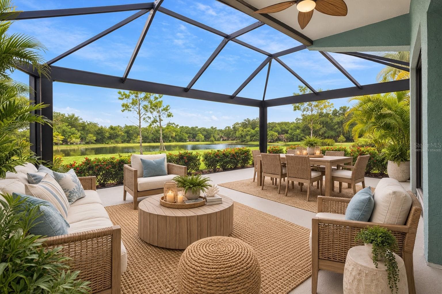 So many possibilities with this outdoor living area. - Virtually Staged - 12676 SAGEWOOD DR, VENICE