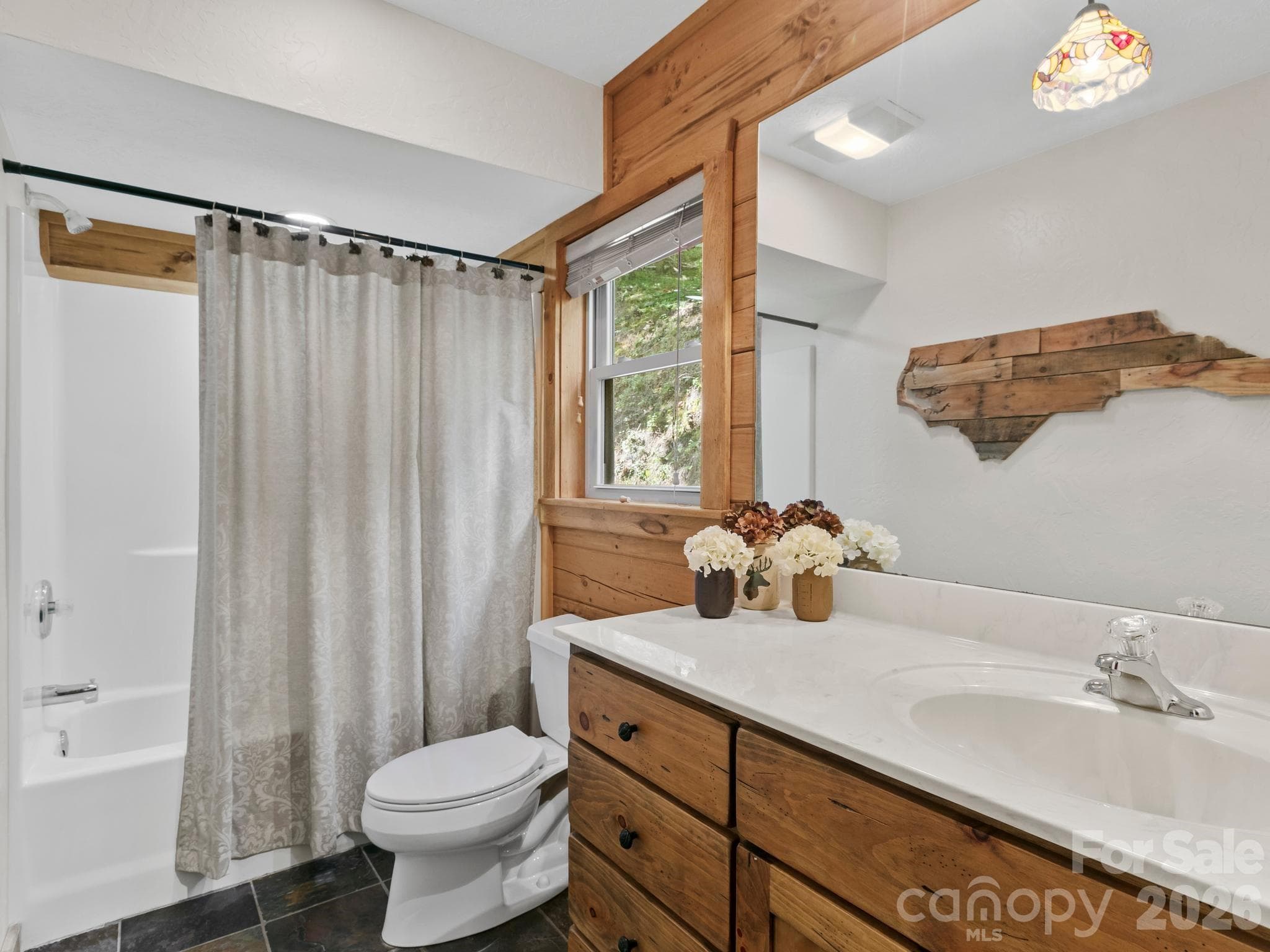 Primary full bathroom. - 72 Cottontail Trail, Maggie Valley