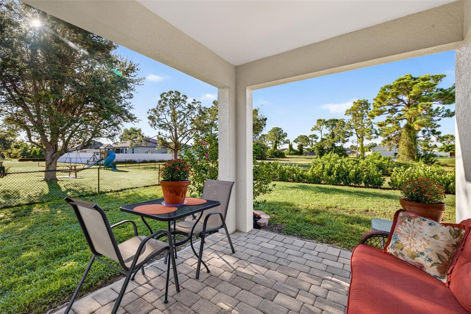 Covered Lanai overlooking South Facing Backyard - 1706 NW 30TH LN, CAPE CORAL