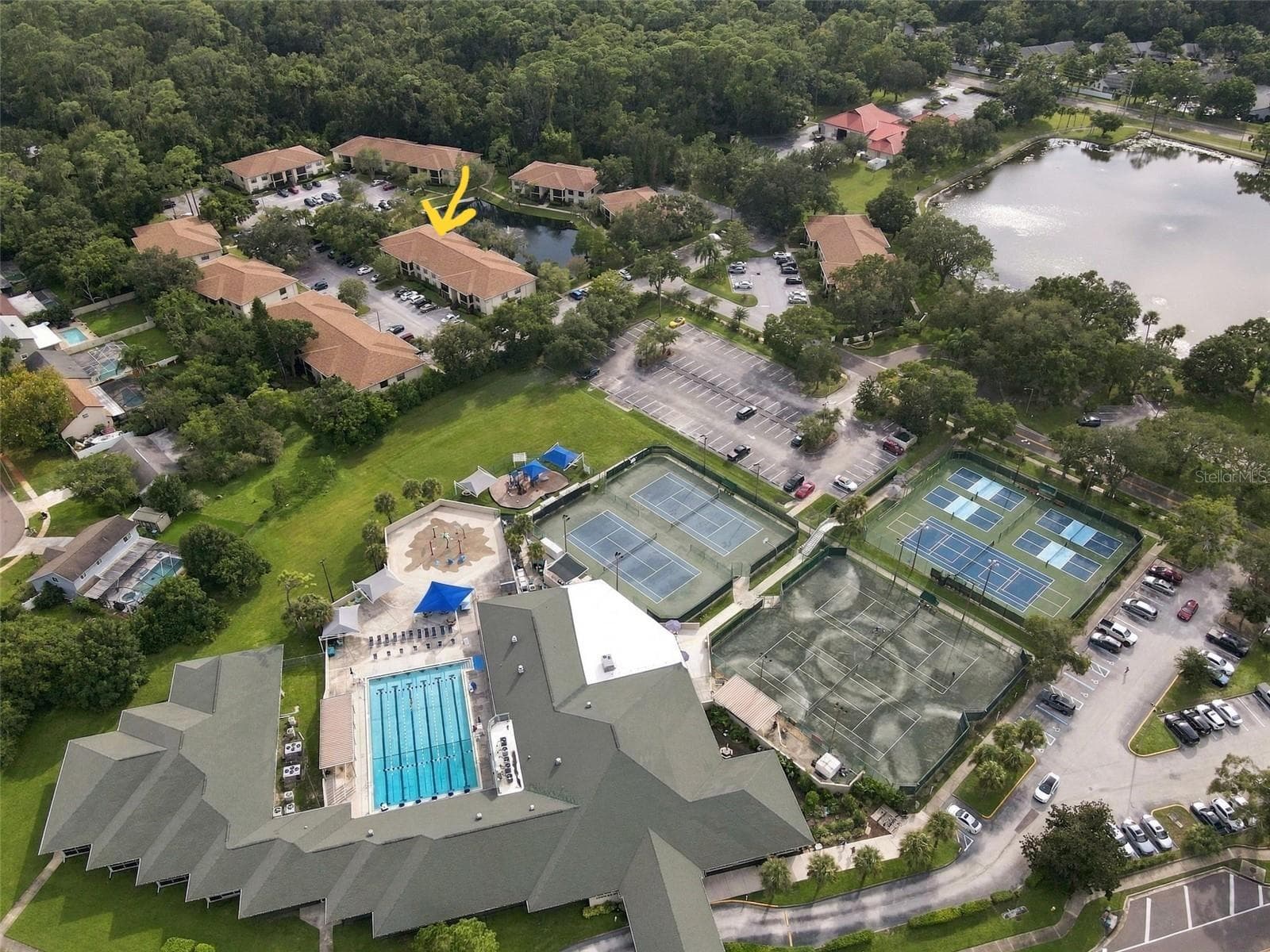 Location of unit to the YMCA - 3380 CRYSTAL CT E #P, PALM HARBOR