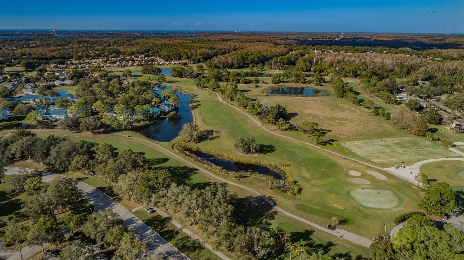 aerial of Lansbrook Golf Course - 3380 CRYSTAL CT E #P, PALM HARBOR