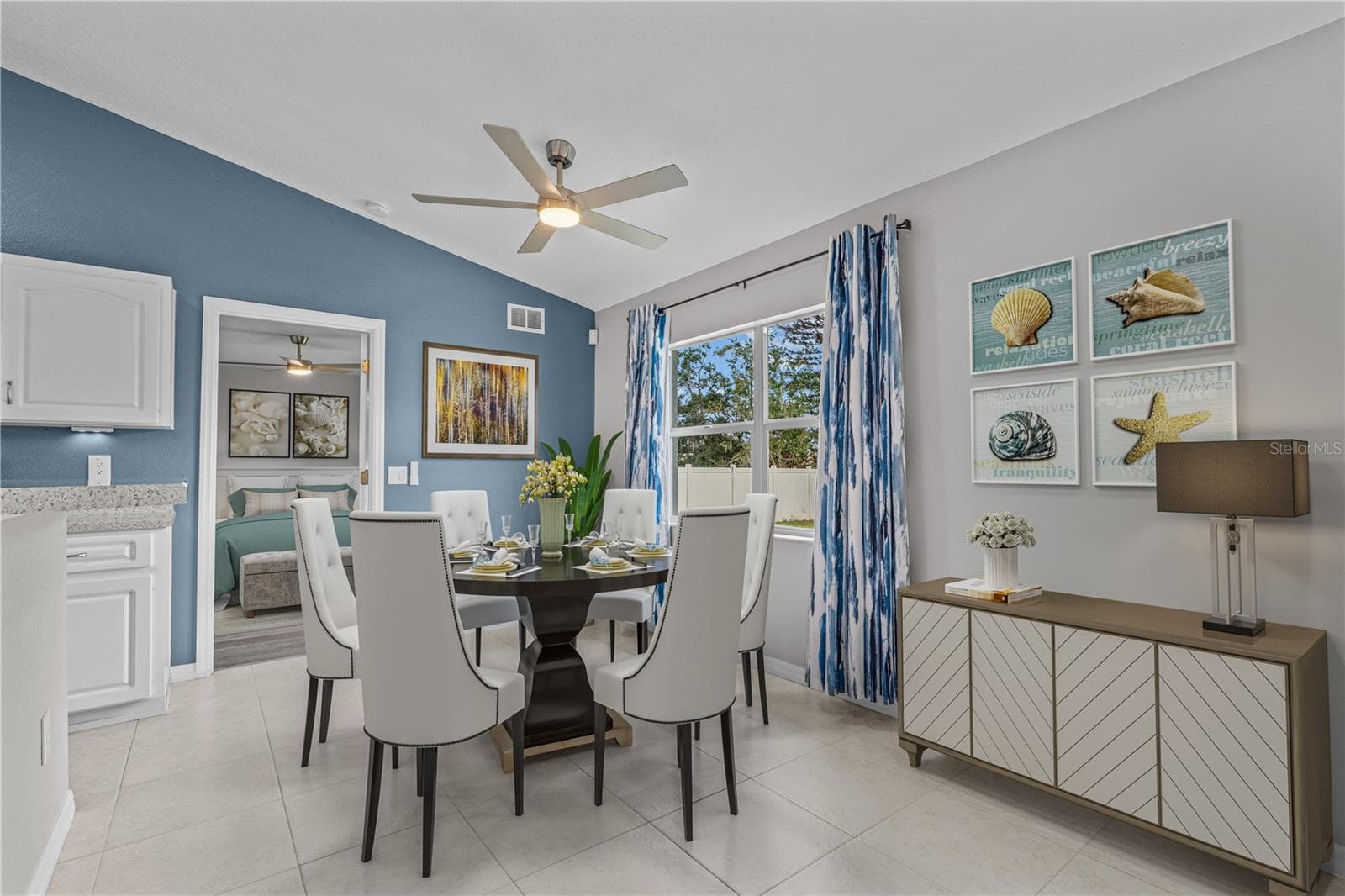 Dining Staged - 2511 GLENWOOD AVE, NEW SMYRNA BEACH