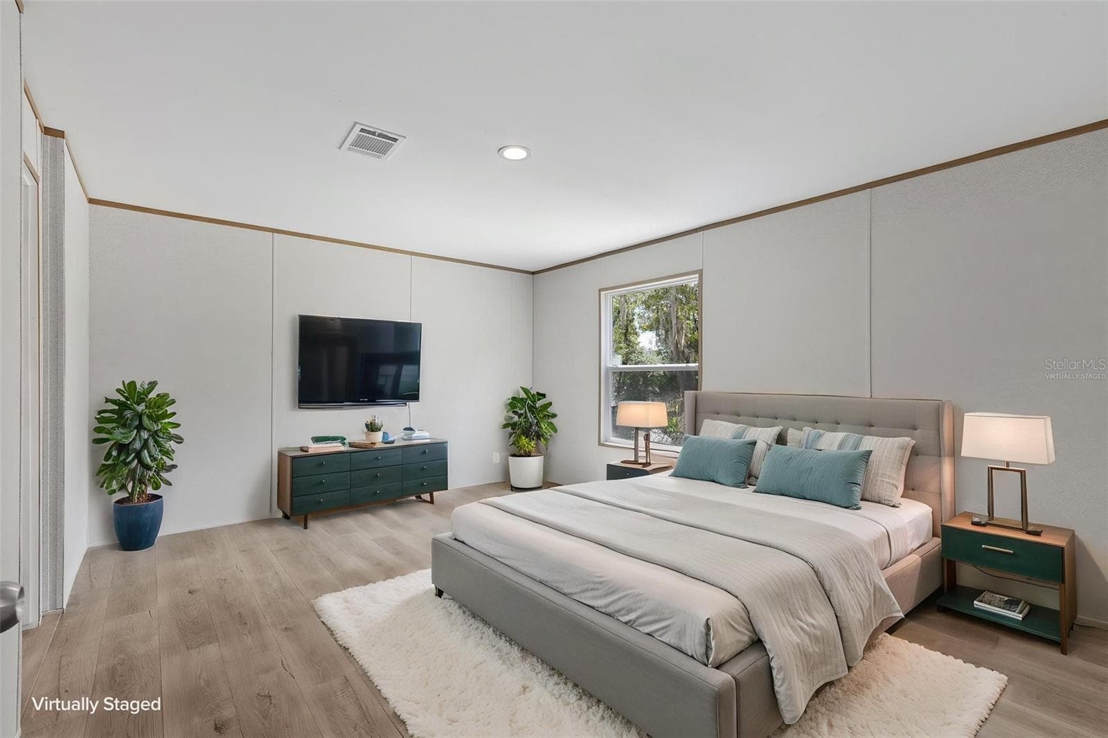 Primary Suite Virtually Staged - 12371 NE 82ND PL, BRONSON