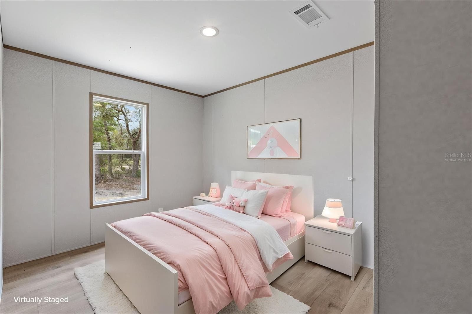 Virtually Staged Bedroom - 12371 NE 82ND PL, BRONSON