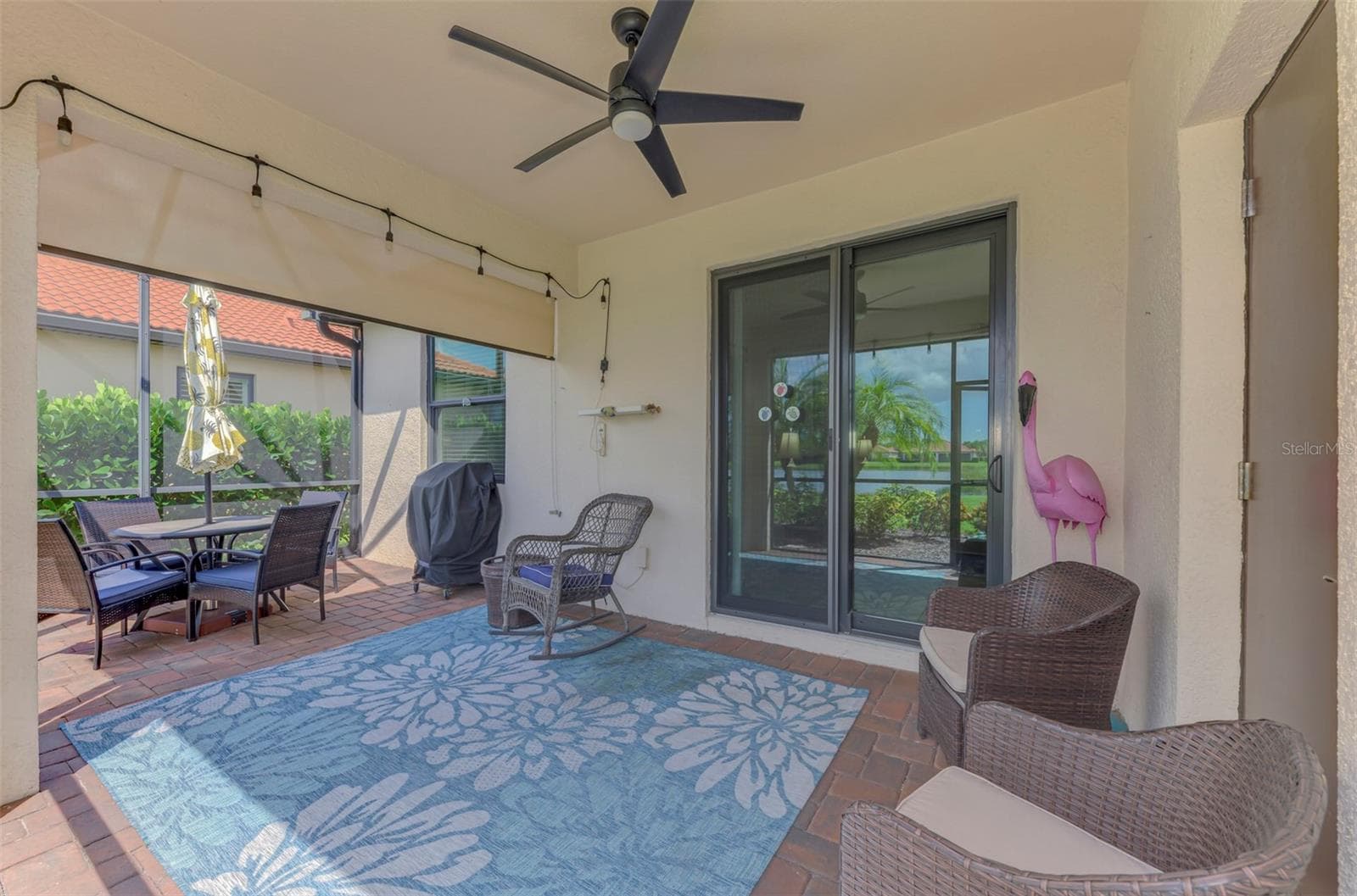 Extended Lanai with Sun Shade. - 9845 HILLTOP DR, VENICE