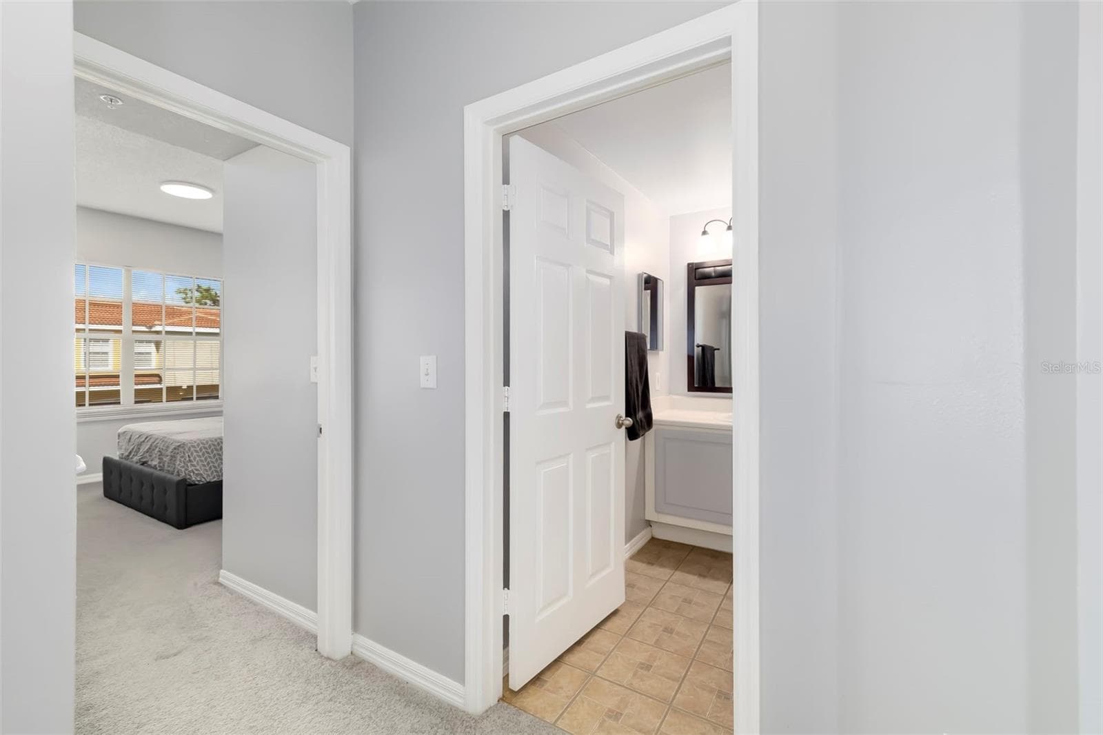 Bedroom 2 & Bathroom 2. - 5500 BENTGRASS DR #6-203, SARASOTA