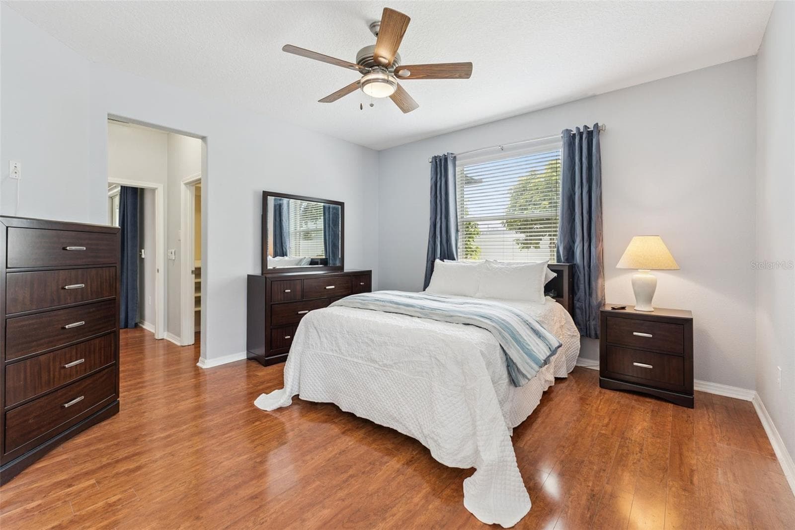 Primary Bedroom with upgraded ceiling fan that includes a remote control - 3541 RALEIGH DR, WINTER HAVEN
