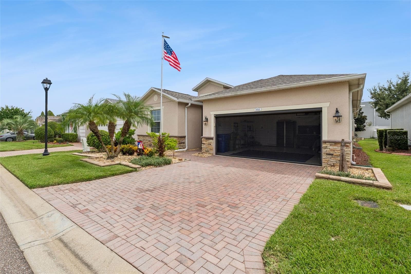 Retractable Garage Screen Door - 3541 RALEIGH DR, WINTER HAVEN