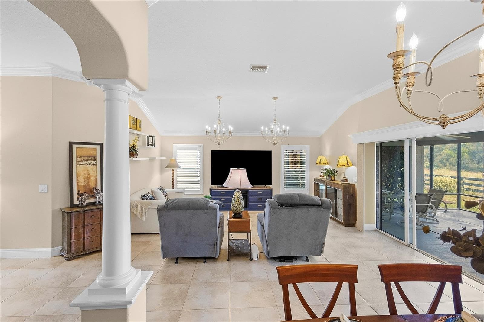 living room - 1757 PENNECAMP DR, THE VILLAGES