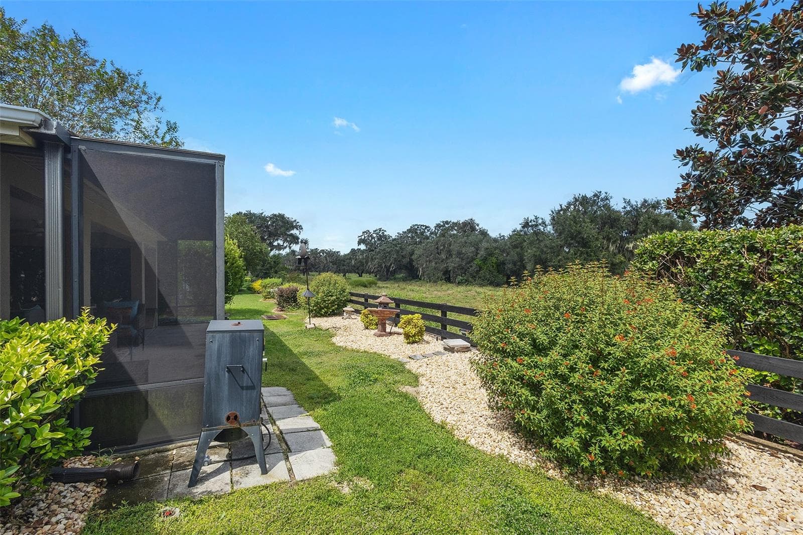 rear - green space private view - 1757 PENNECAMP DR, THE VILLAGES