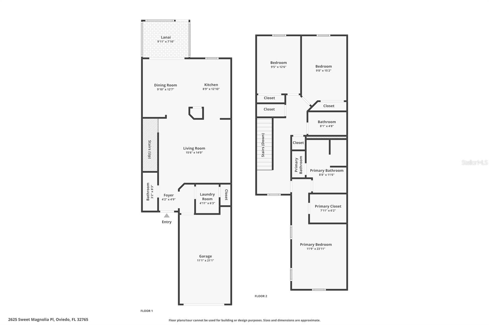 Floor Plan - 2625 SWEET MAGNOLIA PL, OVIEDO