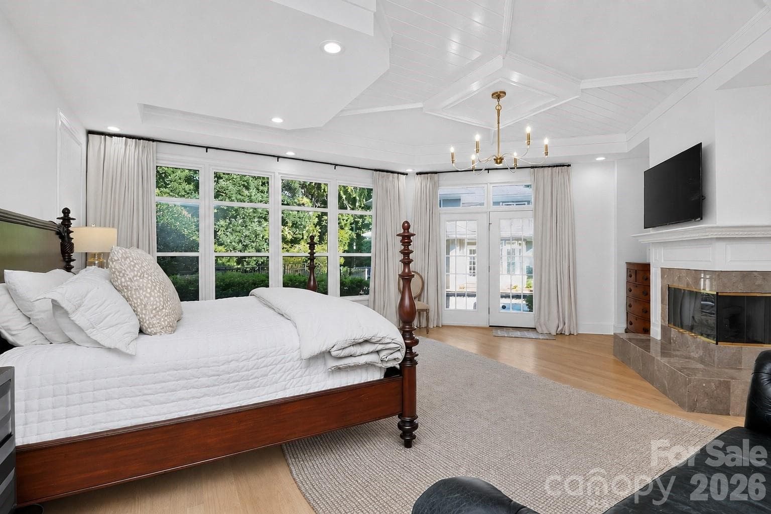 primary bedroom - 1901 Cortelyou Road, Charlotte