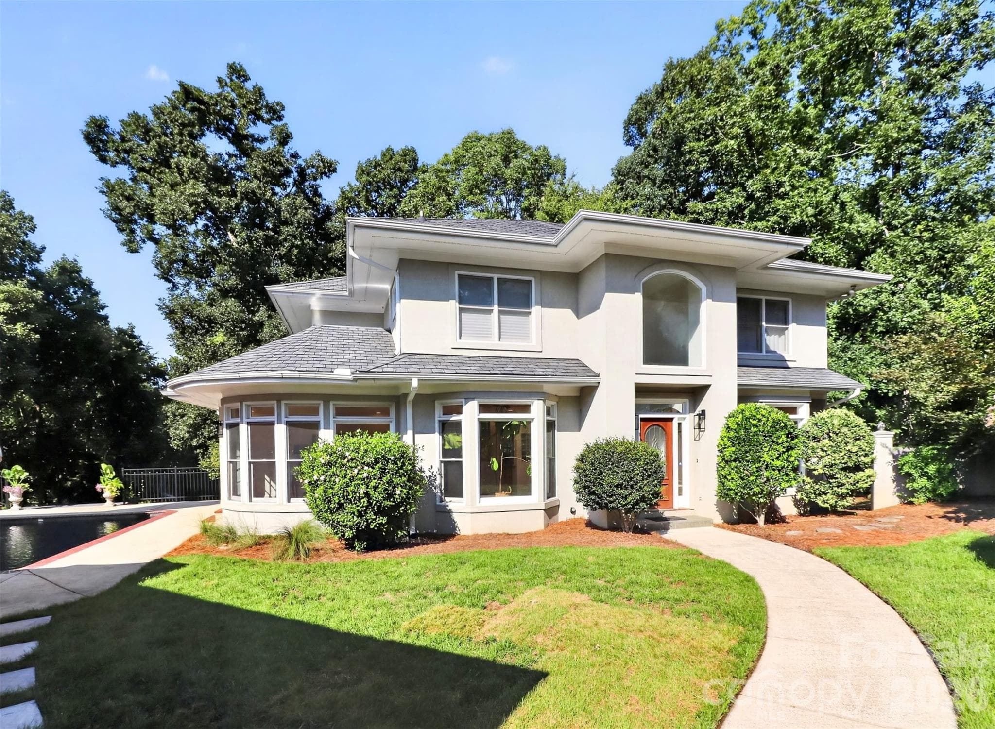Pool House / 2nd living quarters. 2775 sqft. Potential entertainment space. Connection to main house could be extraordinary! - 1901 Cortelyou Road, Charlotte