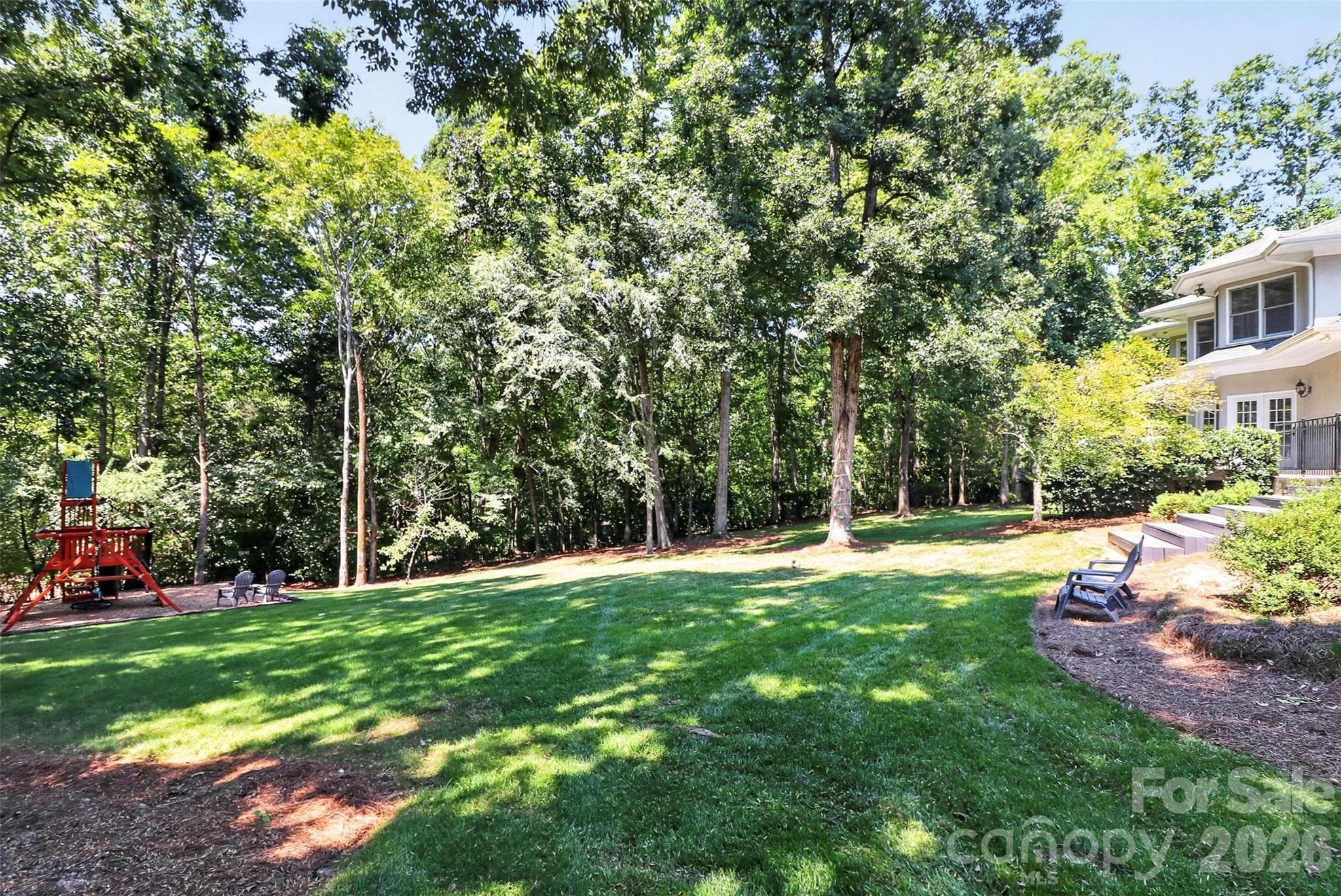 large & private backyard. One of the best in all of Foxcroft!!! - 1901 Cortelyou Road, Charlotte
