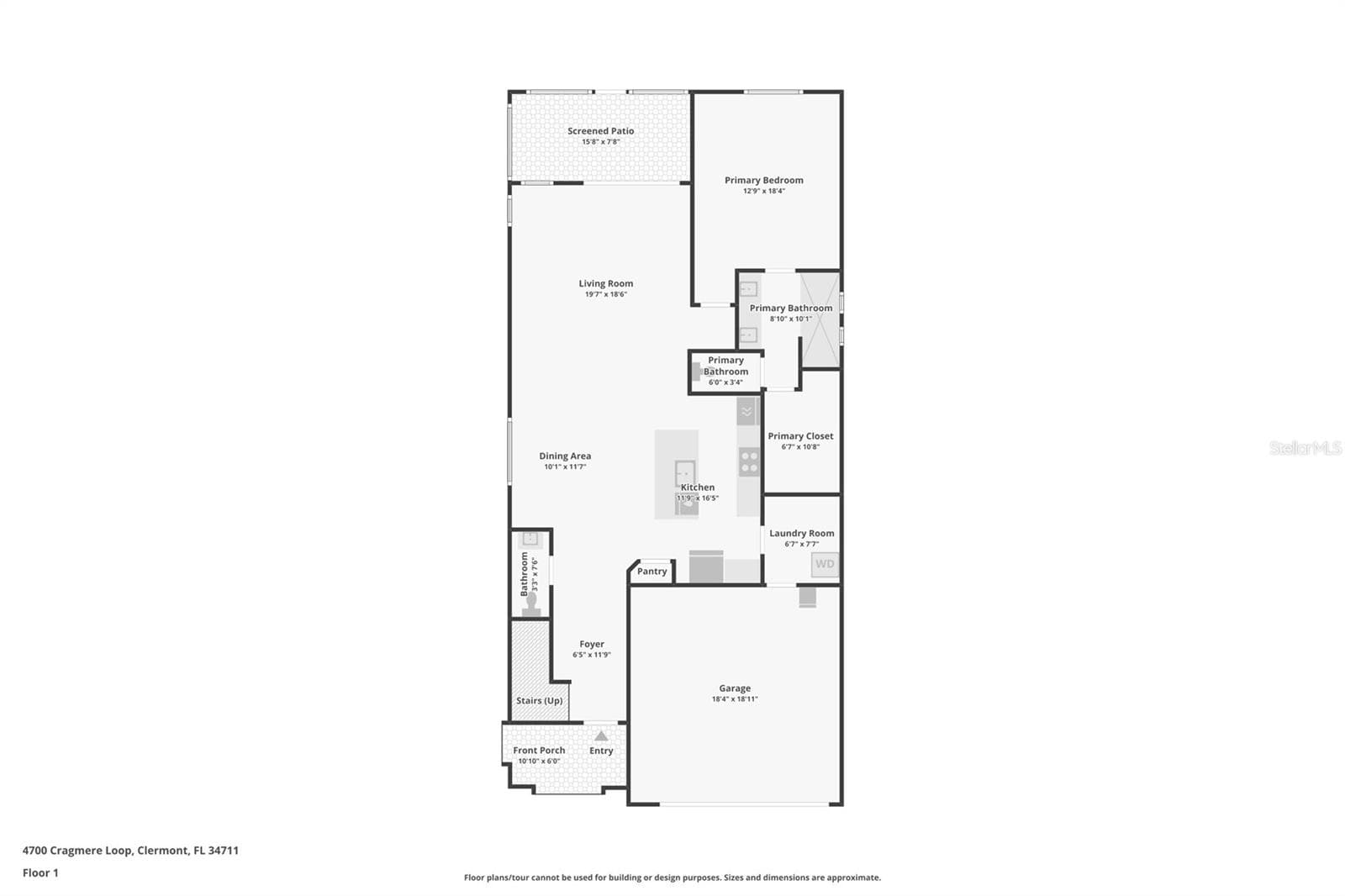 Floorplan 1 - 4700 CRAGMERE LOOP, CLERMONT