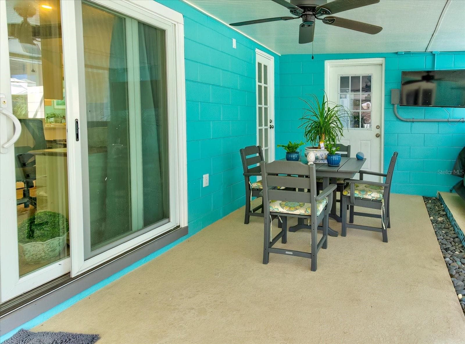 Covered Patio with pool bath and garage access - 116 PARTRIDGE CIR, WINTER SPRINGS