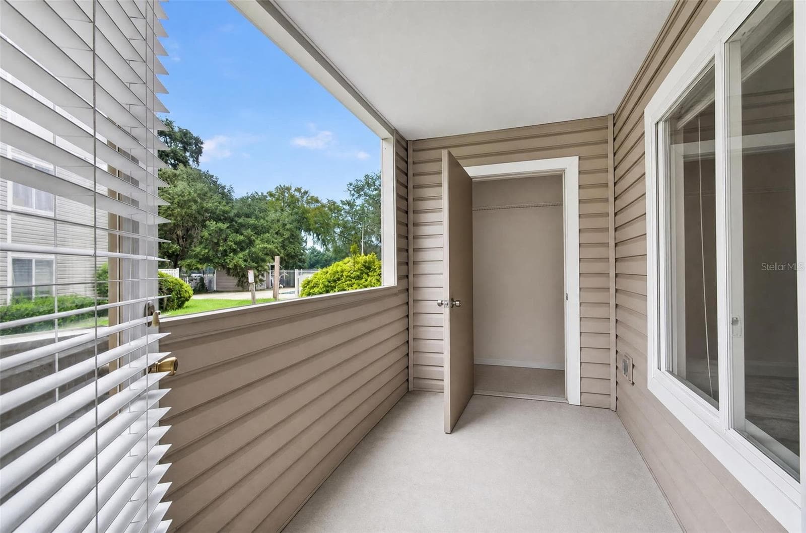 Back Patio with Storage Area - 4000 SW 23RD ST #2-105, GAINESVILLE