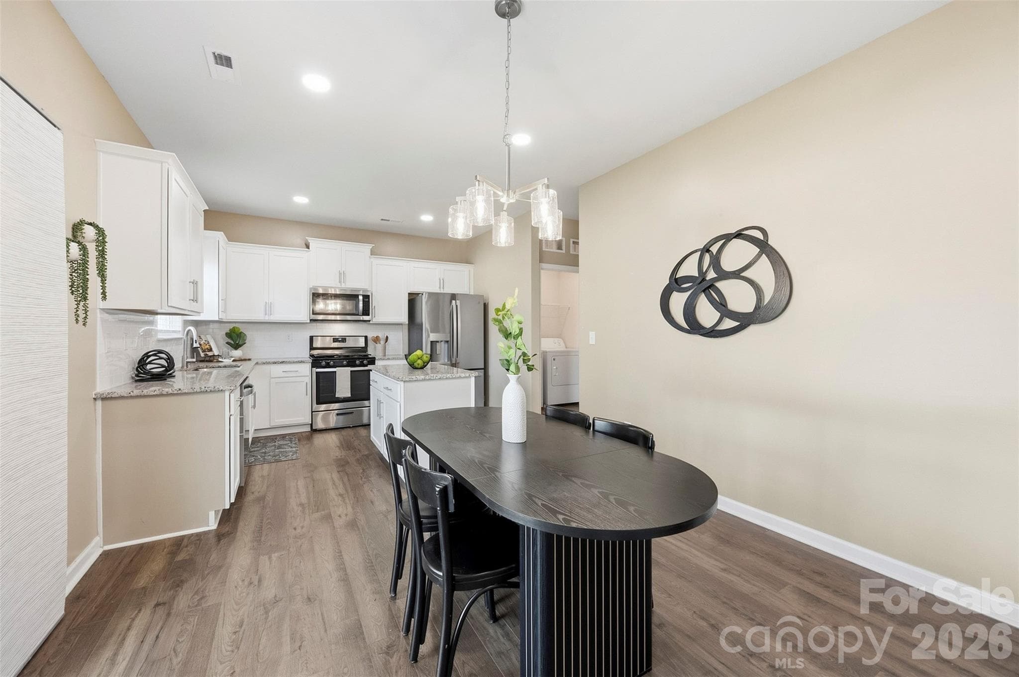 Open floor plan dining area - 7572 Nolen Farm Drive, Gastonia