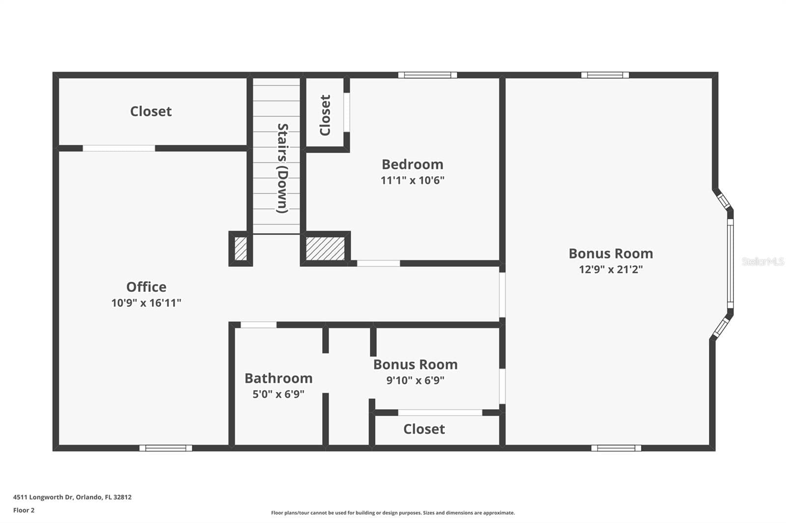 Floor Plan Combined - 4511 LONGWORTH DR, ORLANDO