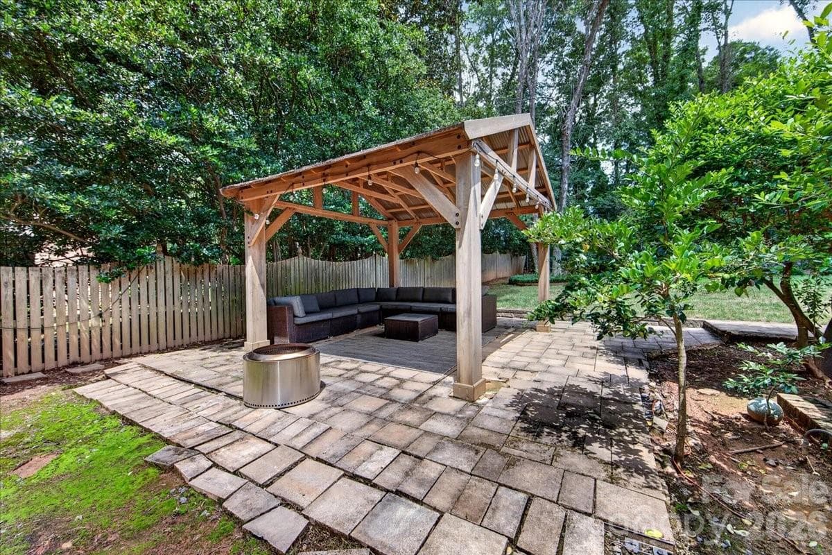 Covered Outdoor Seating Area - 4509 Mullens Ford Road, Charlotte