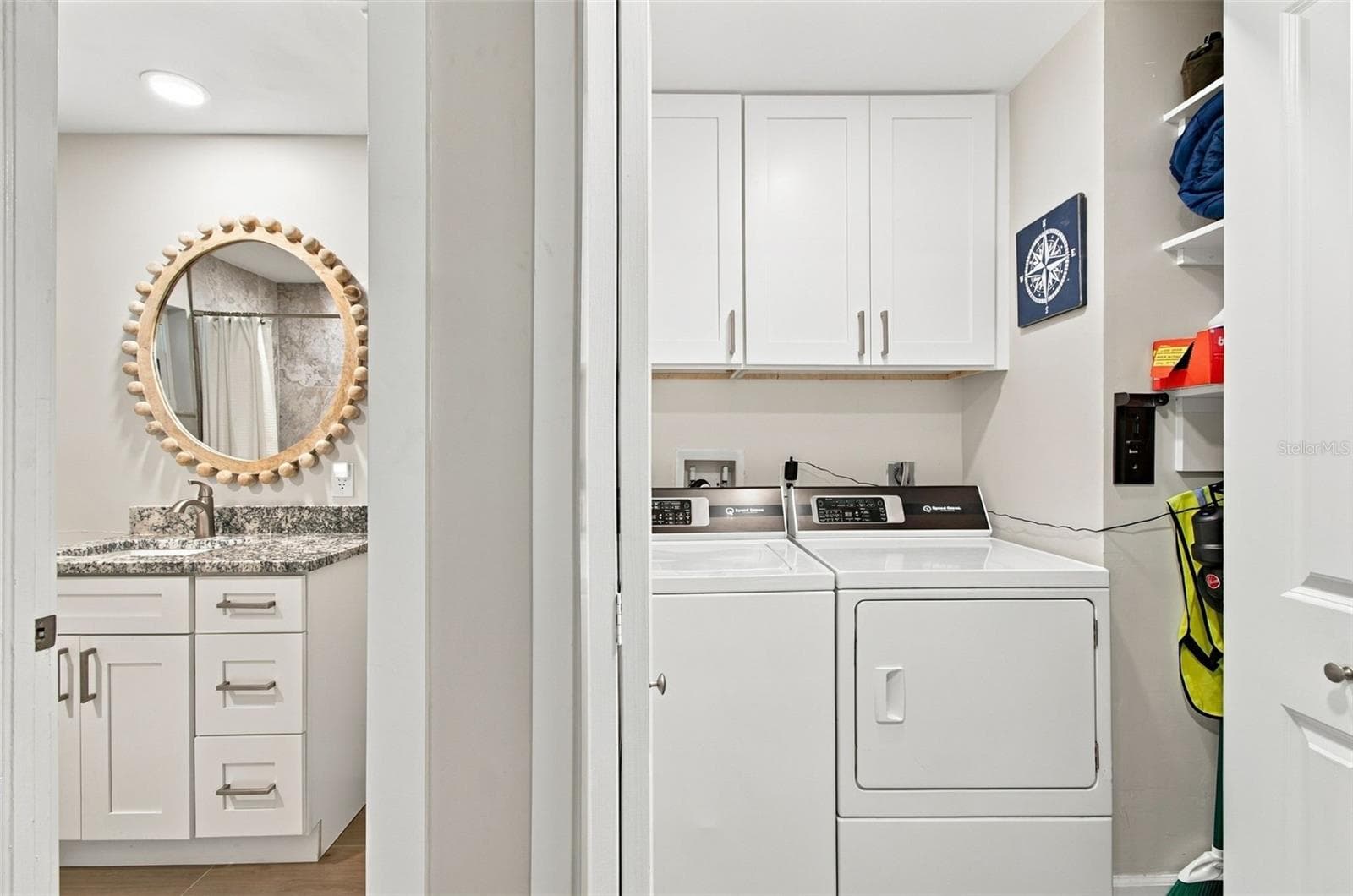 The 2nd bath and laundry room are conveniently located on the bedroom hallway. - 4501 TRASK ST, TAMPA