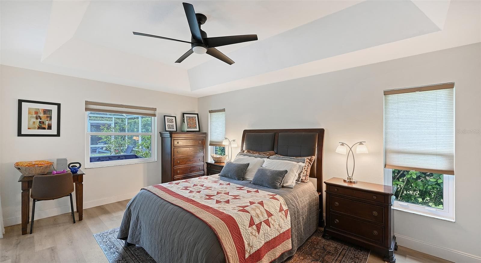 Primary bedroom - 5220 SUNNYDALE CIR S, SARASOTA