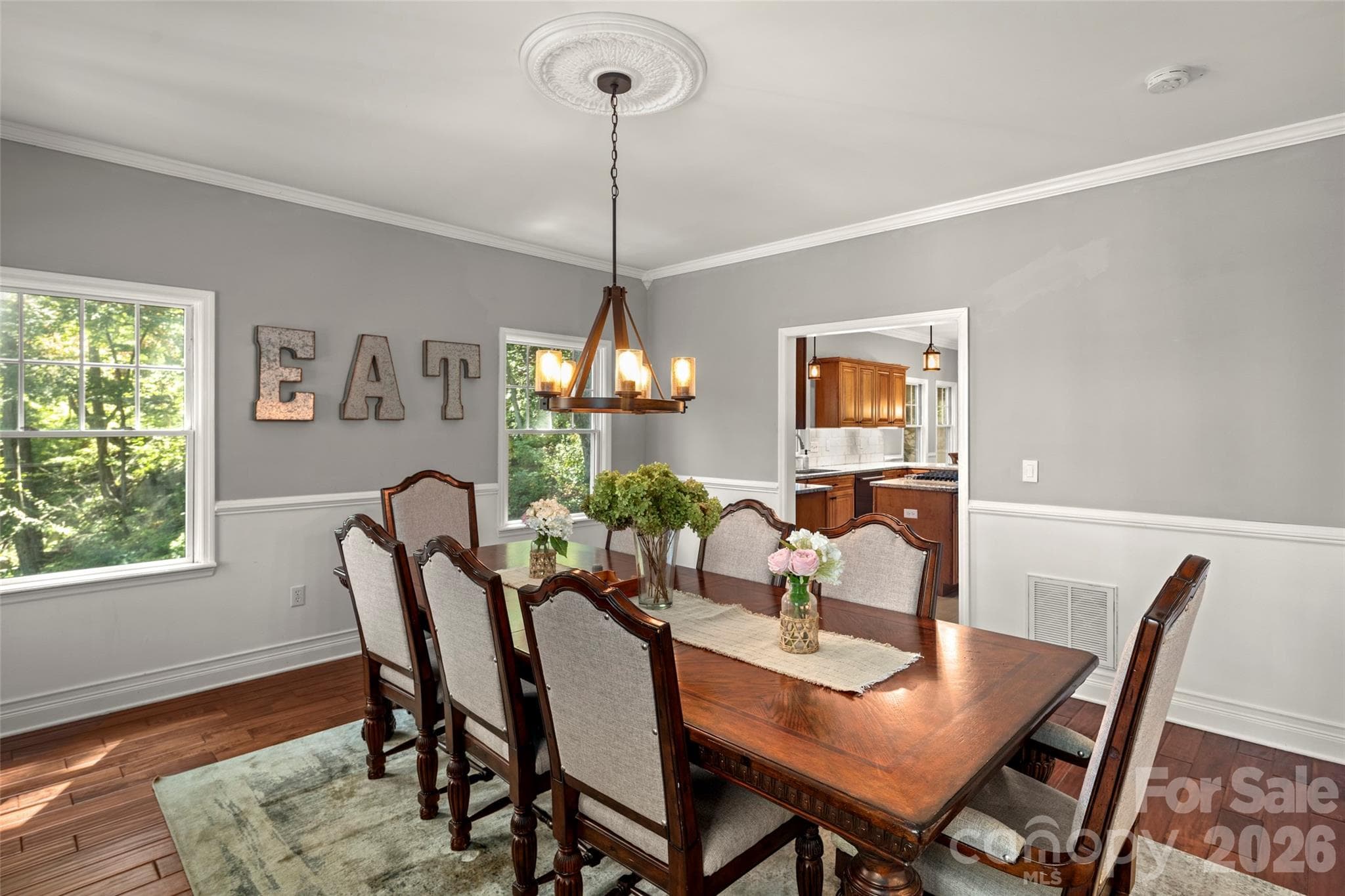 Dining set conveys - 349 View Rock Lane, Hendersonville