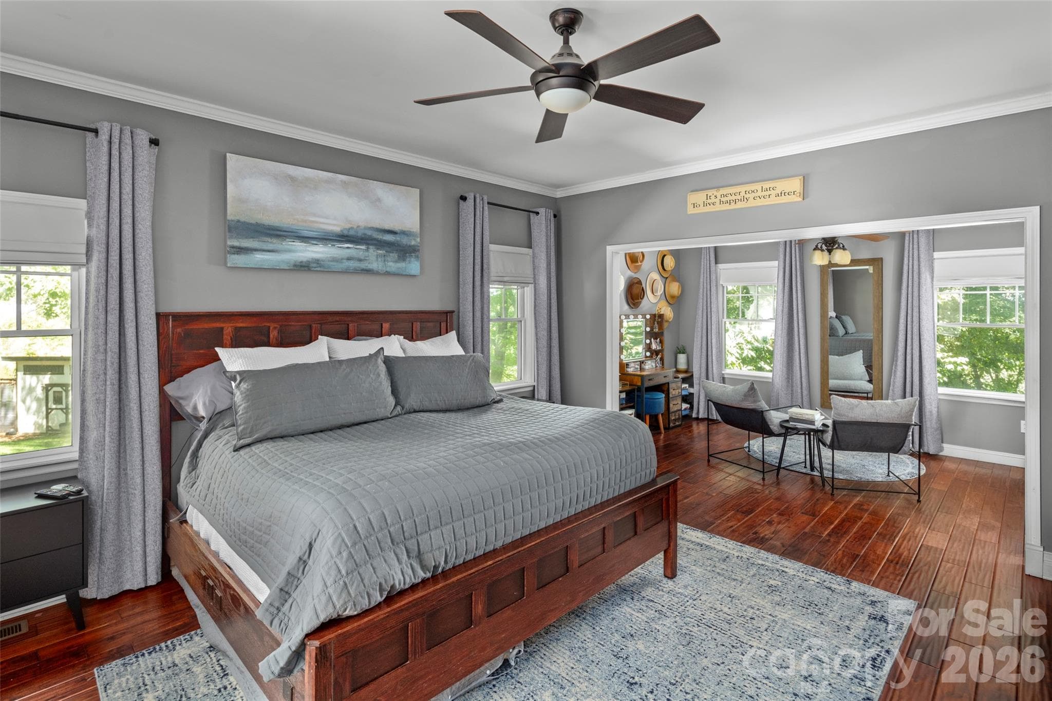 Primary en suite with sitting room - 349 View Rock Lane, Hendersonville