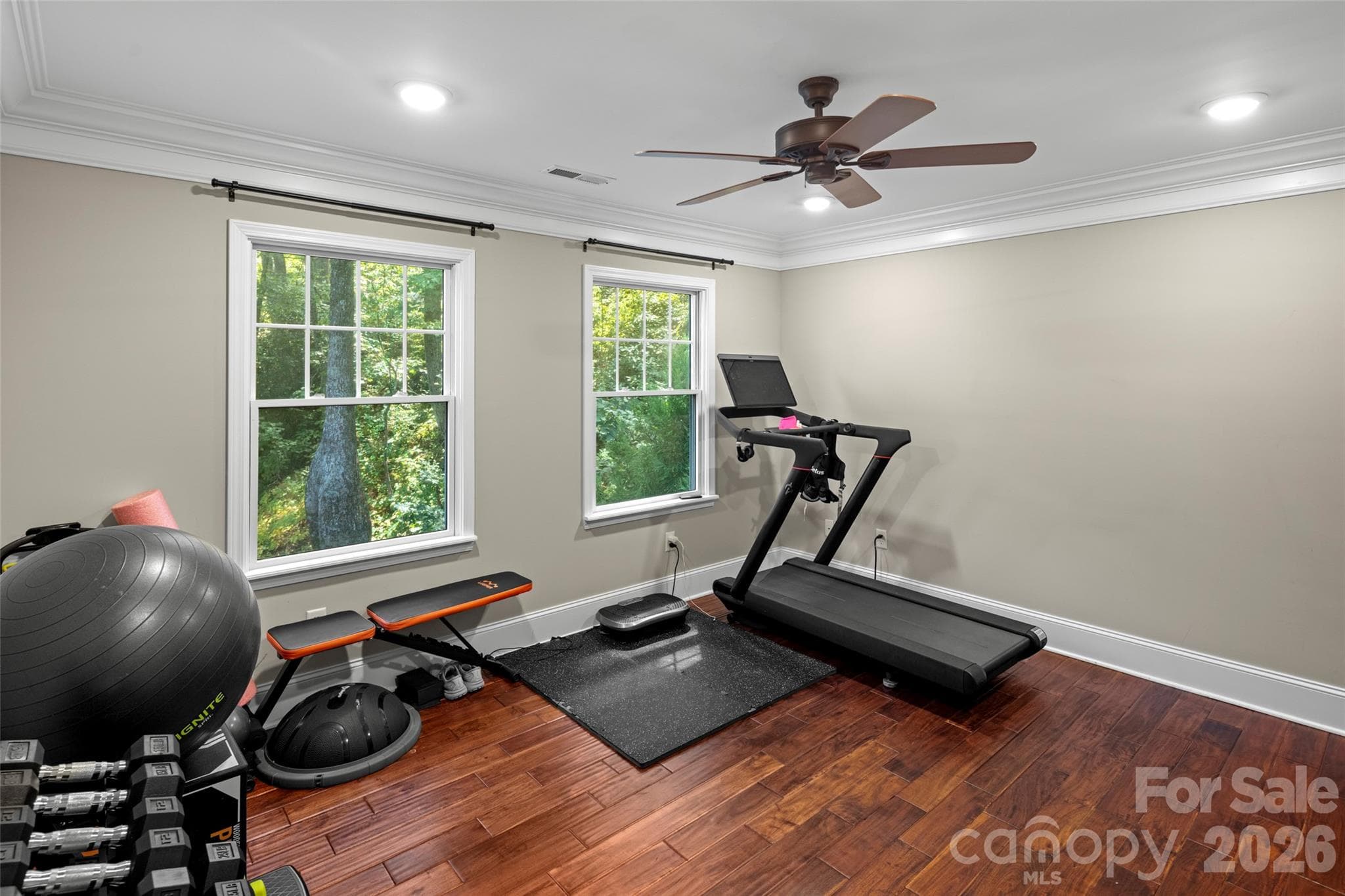 Home gym/bedroom 5 - 349 View Rock Lane, Hendersonville