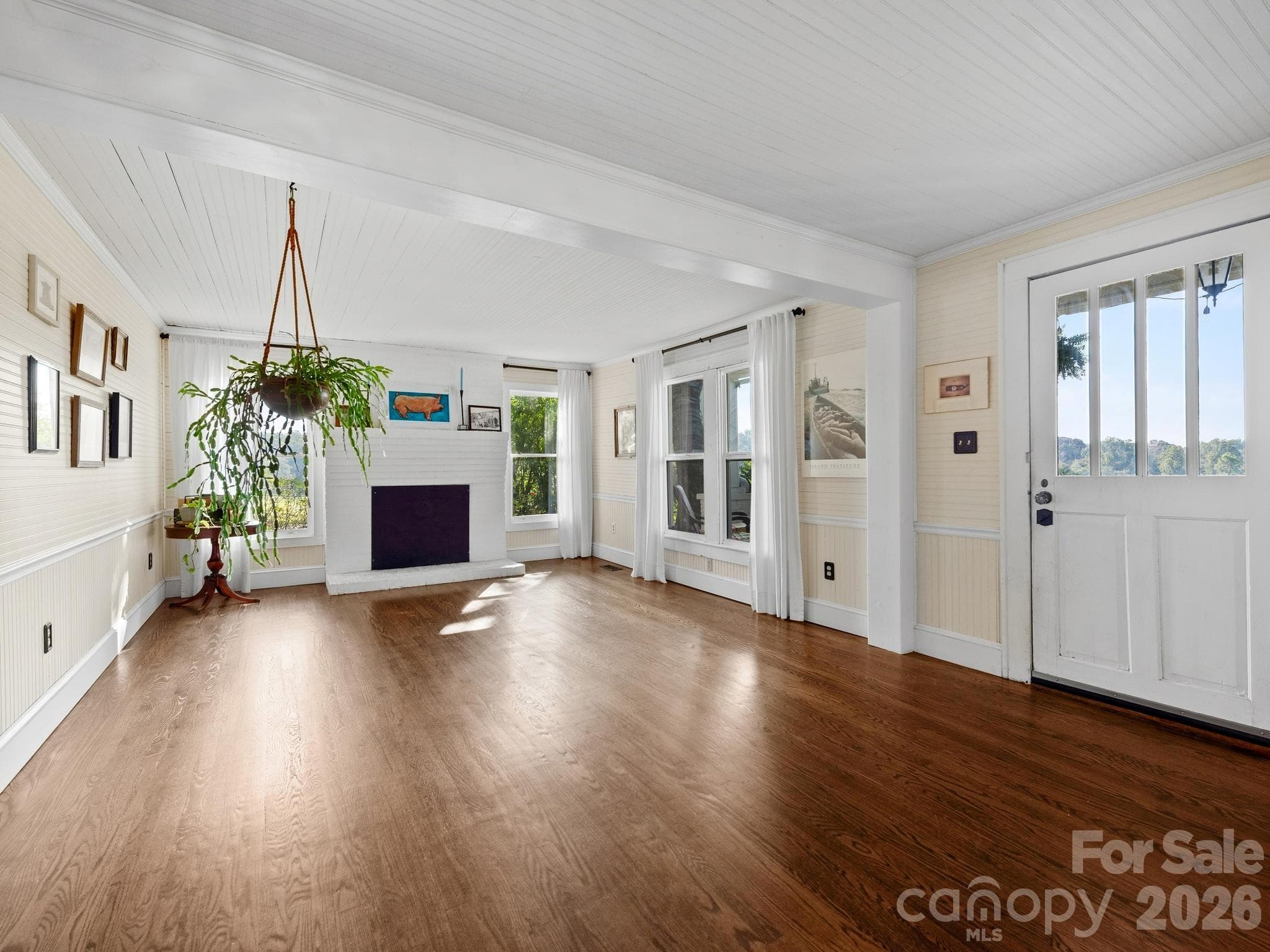 There is a second fireplace in the Living Room but Sellers have never used it and don't think it is usable. - 157 J A Hampton Road, Rutherfordton