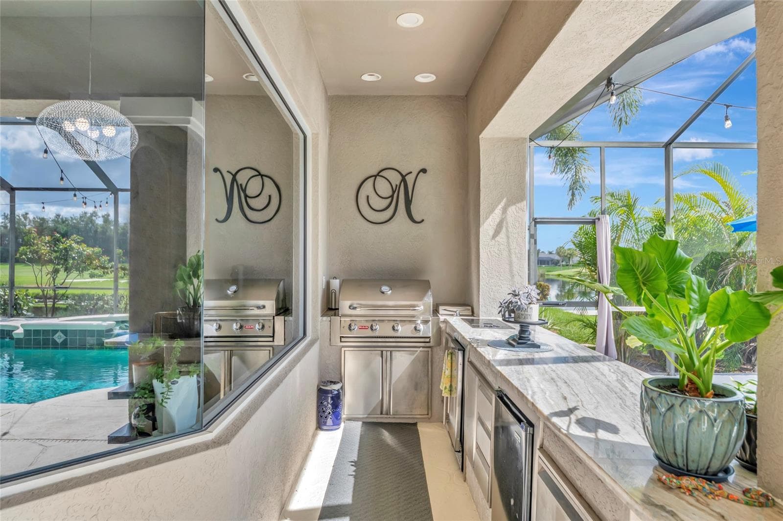 new summer kitchen added in 2025 - 817 MARITIME CT, BRADENTON