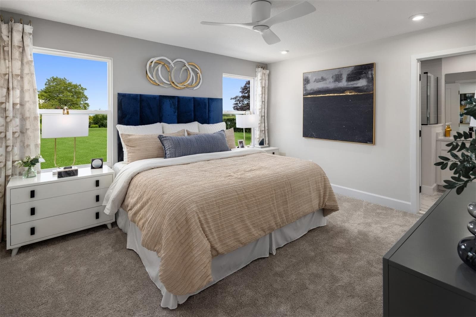 Meadowlark Landing Aurora Model Primary Bedroom - 2880 CAMELLIA FLOWER ST, APOPKA